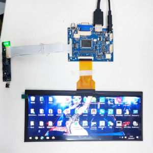 Pantalla de tira larga a color de 9,38 pulgadas 1024*400 Módulo TFT IPS de alta definición 500nit Pantalla de ángulo de visión amplio de alto brillo - Product Image 1