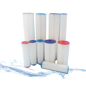 Cartucho de filtro de PE plisado de 10 pulgadas, lavable, 10 micras, 20 micras, cartucho de filtro de poliéster para sedimentos de PE - Product Image 5