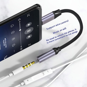 <strong>2</strong> in <strong>1</strong> Usb Type C Fast Charging 3.5Mm Jack Earphone <strong>Audio</strong> Aux Connector Double Type-C <strong>Adapter</strong> Type-c to 3.5mm - Product Image 2