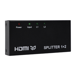 Esplitter HDMI 4K60Hz 1输入2输出分配器，适用于个人电脑高清电视显示器，支持智能EDID HDCP2.0 HDMI分配器2进1出 - Product Image 1