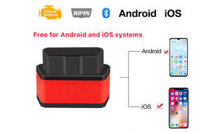 EBM OBD2 BluetoothスキャナーELM327コードリーダーディーゼル車用自動車ツールABS素材iOS Android互換性12-Mont - Product Image 3