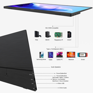 New Version New Life 15.6inch Portable Working&amp; Gaming <strong>Monitor</strong> for Phone/Laptop/Switch/PS4/Xbox/TV Box
