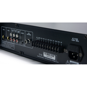 Thinuna VTA-600F II 6 Zones Integrated Power Amplifier Volume Control <strong>USB</strong> Tuner BT Audio Public Address System Mixer Amplifier - Product Image 6