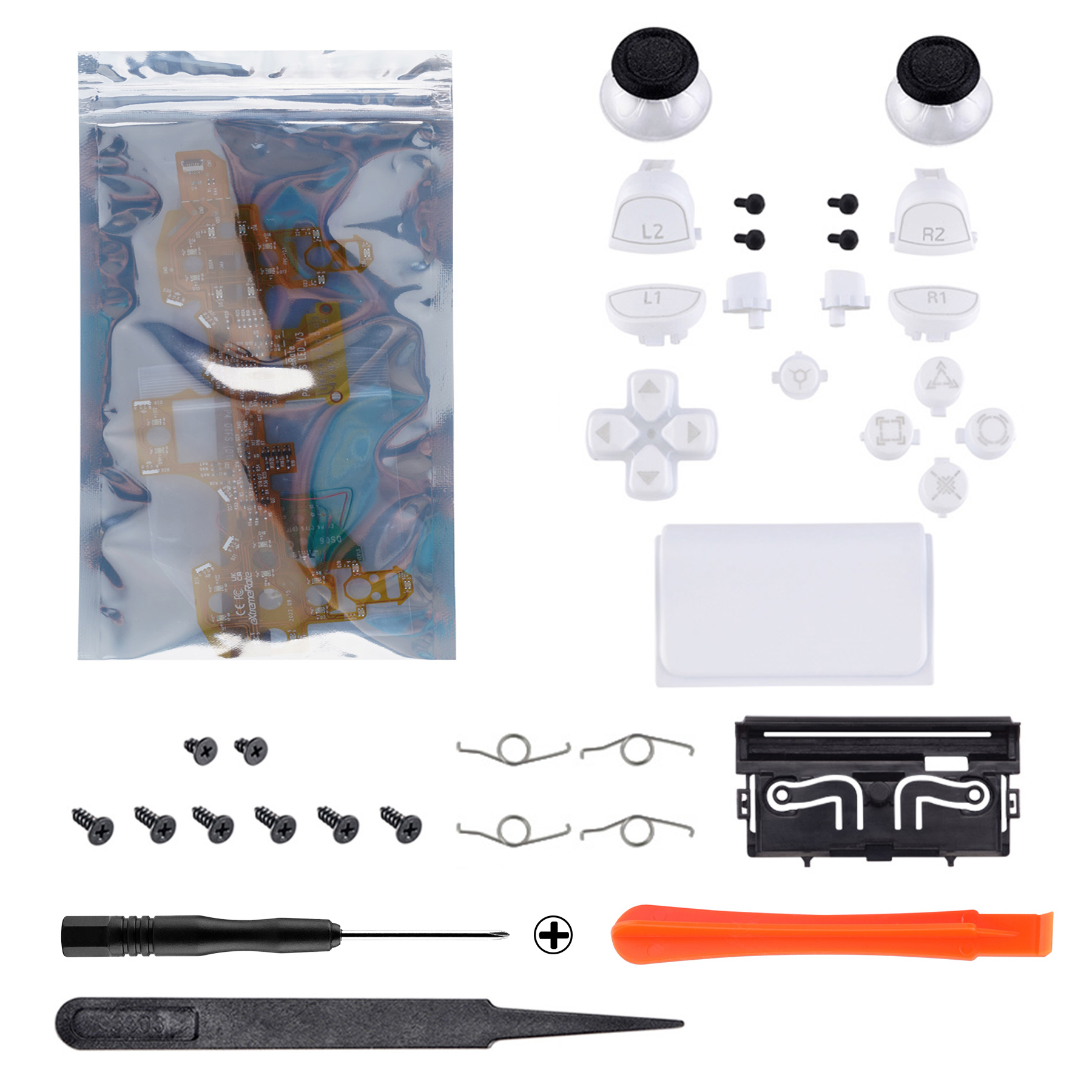 LED Kit with white button P4LED07