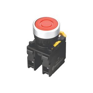 IP65 interruttore a pulsante momentaneo illuminato da 22mm con luce 1NO/2NO opzioni di combinazione - Product Image 1