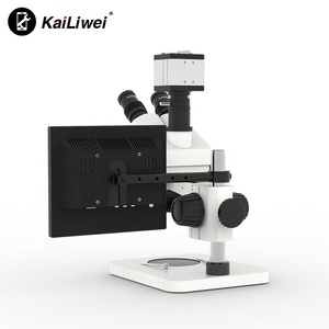 Microscopio Trinocular de alta definición, microscopio estéreo con cámara VGA Lcd para reparación de iPhone IC - Product Image 4