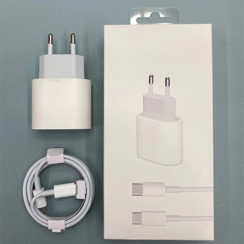 Cargador y cable US 35W para iPhone 15, 16, 17 blanco