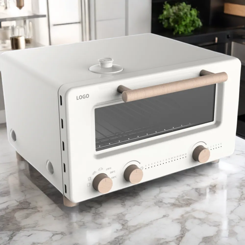 Novo estilo cb/emc cert 10l umidificador elétrico aço inoxidável baking mini forno a vapor com água melhor do que balmudas