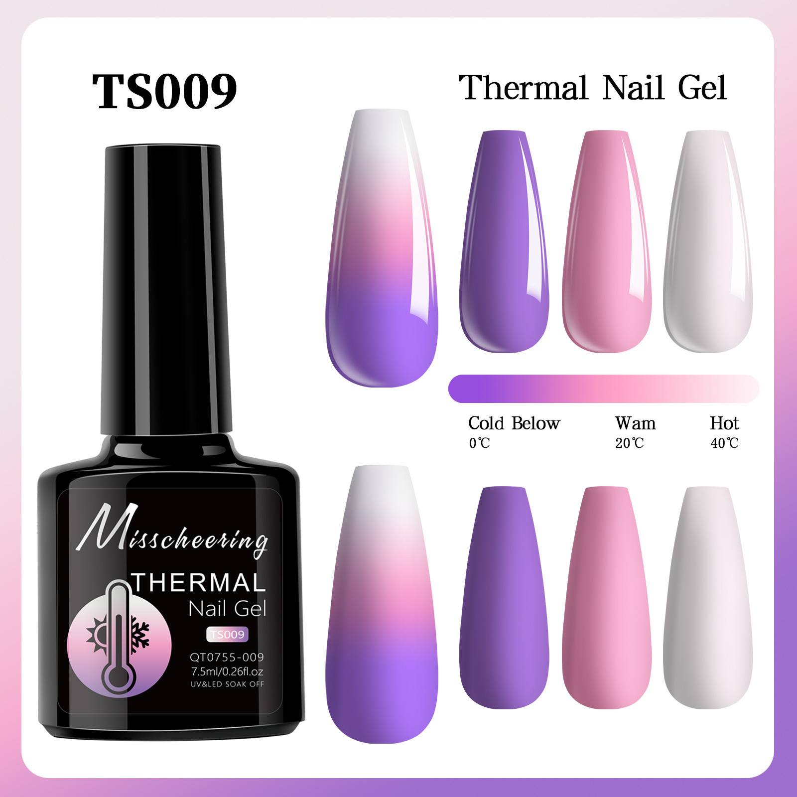 Thermosensitive adhesive ts009