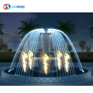 Free Design Outdoor Dia.9m Pool Program Control Water <strong>Fountain</strong> with Fire Jet <strong>Fountain</strong> - Product Image 2