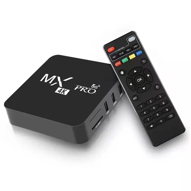 7.1แอนดรอยด์ที่ถูกที่สุด4GB 8GB RAM TV Box mxq Pro 4K 5G amlogic กล่องสตรีมมิ่ง R3228A tvip 410 412 605 Dual Band กล่องสมาร์ททีวี WIFI