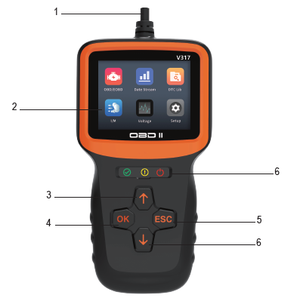 Handheld Obd Scanner Wholesale Obd Diagnostic Tool V317 Obd Scanner Tool - Product Image 1