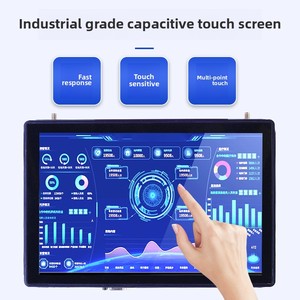 10.1/13.3/19inch Full Enclosed All-in-One Industrial Touch Machine <strong>Embedded</strong> Capacitive Resistive Aviation Interface with I3 CPU - Product Image 2
