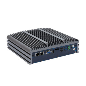 Industrial Mechanical Fanless Dual LAN Mini PC Interconnect I3 I5 I7 Desktop 6 * COM VGA HD-MI WiFi /BT - Product Image 3