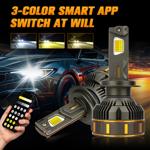 Công suất cao V7 Max phiên bản nâng cấp 150W 16000LM điều khiển ứng dụng bốn ống đồng 5580 chip ổn định Đèn pha <span class=keywords><strong>LED</strong></span> - Product Image 2