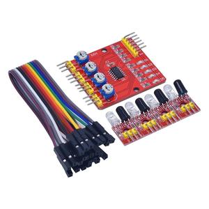 Four Road Infrared Detector Tracking Transmission <strong>Line</strong> Obstacle Avoidance <strong>Sensor</strong> Module for Diy Car Robot