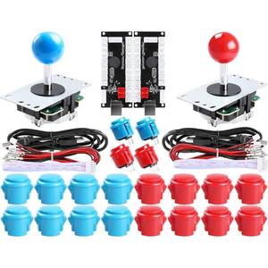 Aismartlink 2-Player DIY Arcade Kit USB a Joystick Arcade ricambi per PC, Windows, MAME, Raspberry Pi - Product Image 1