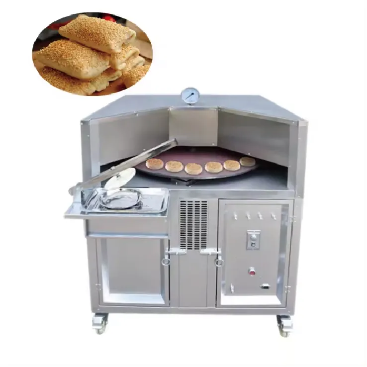 Fabricant électrique rotatif Pita Roti arabe rotatif Tandoori Naan Machine à pain gaz Tandoor four pour la maison