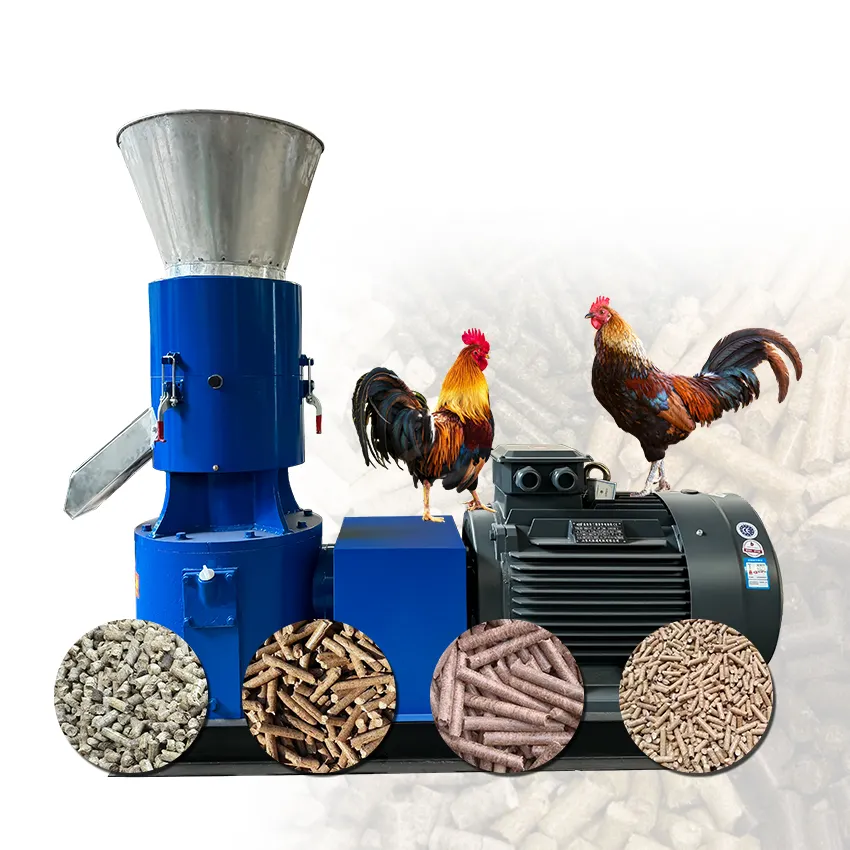 Machine de fabrication d'aliments pour poulets machines de traitement d'aliments pour animaux machine agricole