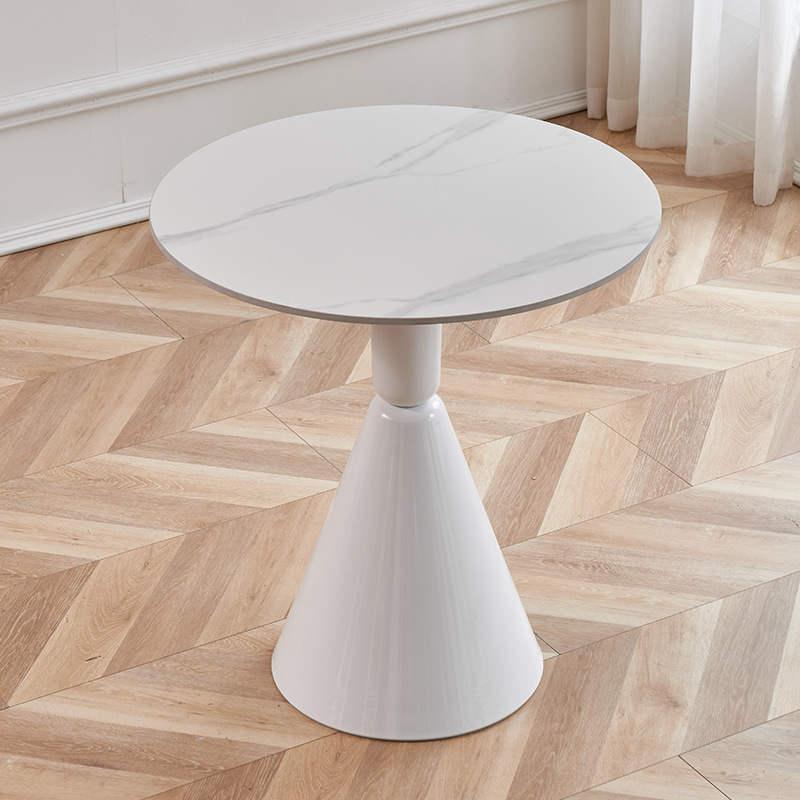 60 diameter round table-snow mountain white feet-bright rock pla