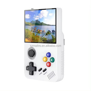 Mini macchina da gioco portatile M19 costruire nel sistema EmuELEC supporto 26 tipi di simulatori per giocare 3.5 pollici Display LCD scatole nere - Product Image 4