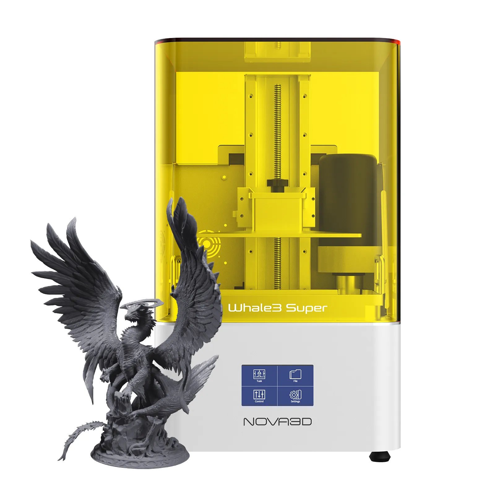 NOVA3Dwhale3 Super14k Résine à alimentation automatique de haute précision pour bâtiment de grande taille Imprimante 3D industrielle Matériau résine Imprimante 3D