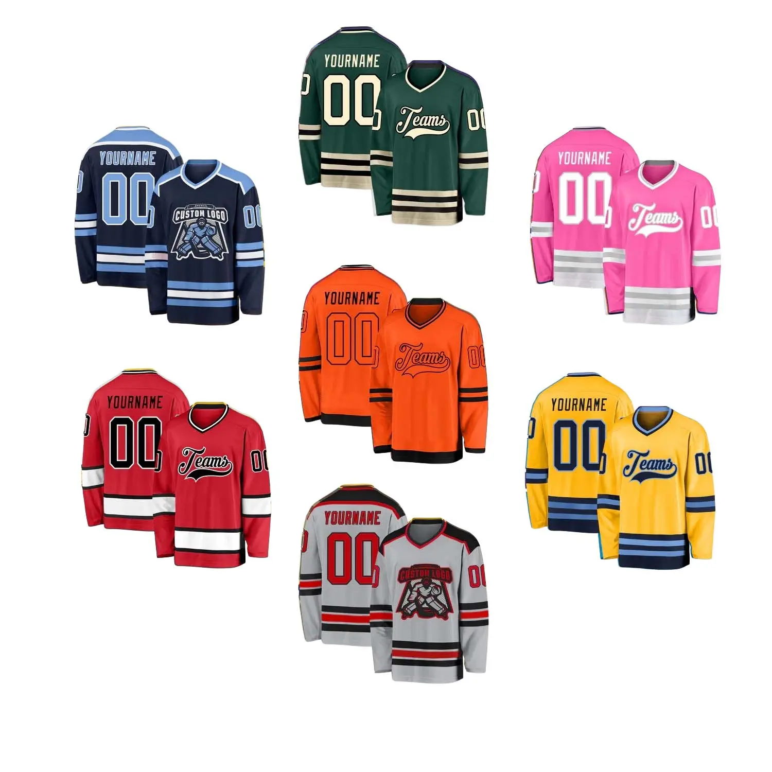 Customized Embroidered NHLing seattle kraken ice hockey jerseys for men design youth hockey wear sublimated ice hockey uniform