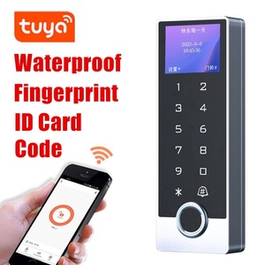 WLAN Tuya IP66 wasserdichtes Tür-Zugangskontrollesystem Stand-Alone Tastatur RFID-Karte Fingerabdruck Tür-Eingang-Zugangsregler - Product Image 1