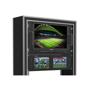 LILLIPUT 2*7 pulgadas 3RU rackmount monitor dual Monitores SDI entrada salida para pared de vídeo en vivo y en directo monitor broadcast - Product Image 6