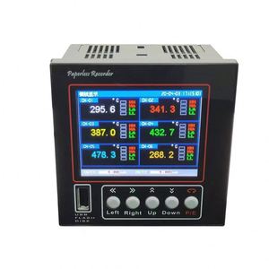産業用データロガー16チャンネル温度コントローラカラーペーパーレスレコーダーユニバーサル信号入力温度 - Product Image 1