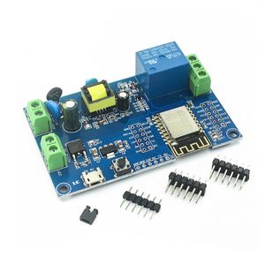DC 5V-80V ESP-12F Development Board for IOT Smart Home Single-channel Relay Module ESP8266 <strong>Wireless</strong> WIFI Relay <strong>Controller</strong> Module - Product Image 1