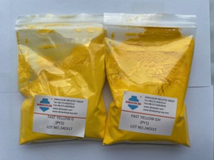 塗料コーティングプラスチック繊維印刷用有機化学染料高速イエローGH (ピグメントイエロー1)