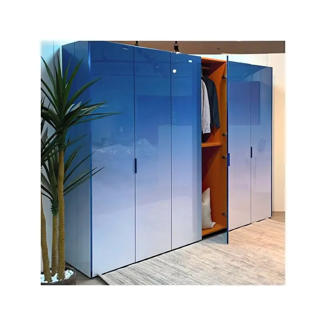 Top Level Modern Minimalist Furniture Closet Organizer Wardrobes Closet Free Design Custom Modern Luxury Aluminum profile