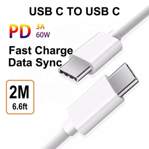 Toptan 2m Mobile 3A 60W Usb tip c Usb tip c hızlı şarj kablosu mobil Tablet telefon Laptop için - Product Image 2