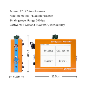 Gran oferta, acelerómetro PE, máquina de prueba de carga dinámica de alta tensión, probador ASTM D4945, Analizador de conducción de pilas PDA - Product Image 4