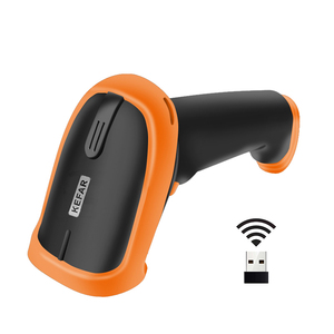 KEFAR-escáner de código de barras portátil, lector de matriz de datos de código de barras con cable inalámbrico 1D 2D QR, 2,4G, teclado multilenguaje - Product Image 5