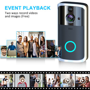 Cámara de timbre de video WiFi HD de 1080P con intercomunicador de anillo inalámbrico de visión nocturna para seguridad del hogar y función de monitor - Product Image 4