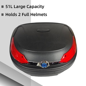 Most Popular Motorcycle Tail Boxes for Storage Waterproof Universal PP Custom Tail Box for Motorcycle <strong>Trunk</strong> Manufacturer - Product Image 2