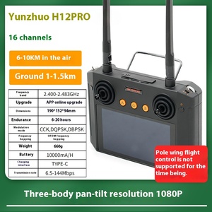 批发pricT12 PRO RC遥控三体摄像机1080P图像电池供电直升机型号汽车船发射器 - Product Image 6