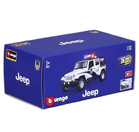 1:32 escala modelo de carro empacotamento jeep diecast brinquedo estilo carro modelo caixa de cor de embalagem