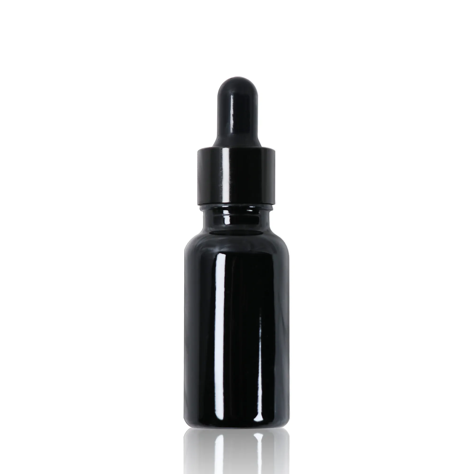 1 oz preto escuro proteção UV cheiro prova Miron óleo essencial tintura conta-gotas garrafa 10ml 15ml 20ml 30ml 50ml 100ml