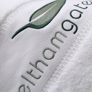 Wholesale 100% Cotton <strong>3</strong> Pcs <strong>Towel</strong> Luxury Satin Weave Bath <strong>Towel</strong> Set for Hotel Spa Bathroom - Product Image 4