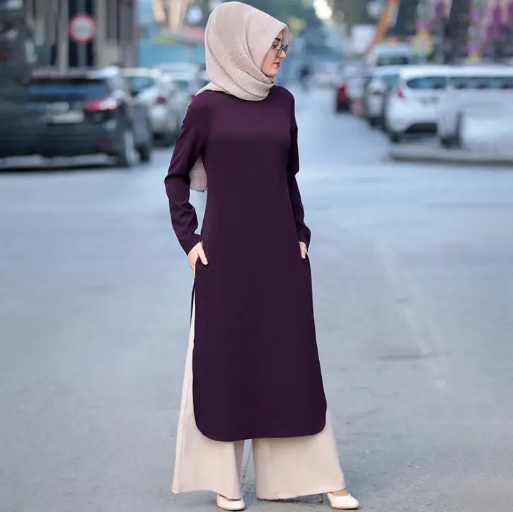 Abaya — tenue longue pour femmes musulmanes, ensemble deux pièces, à la mode, robe de soirée de luxe, style moyen-orient