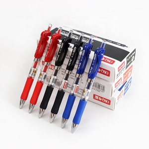 O & Q giá rẻ Nhựa bút văn phòng trường bấm vào bóng bút màu xanh/mực đen 0.5mm nhiều lớp mới lạ tùy chỉnh logo kinh doanh - Product Image 6