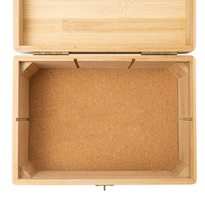 Tre Stash hộp lưu trữ với các phụ kiện lọ thủy tinh và bàn chải trang trí Hộp quà tặng với máy xay màu đen - Product Image 2