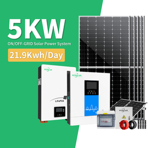 批发价格项目公司太阳能能源系统成套套件太阳能5kw家用电池断电系统 - Product Image 1