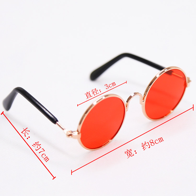 Lunettes de soleil rouges pour animaux de compagnie