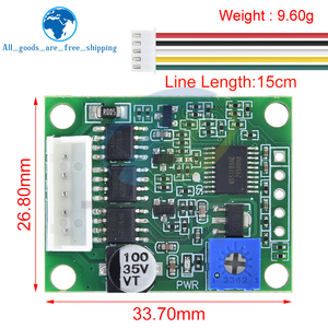TZT DC 6-20V 60W12VブラシレスモータードライバーボードBLDCスピードコントローラー3相ガバナーホールレススイッチモジュール (ケーブル付き) - Product Image 2
