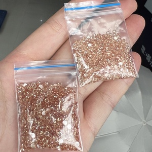 Rose Cut Fußball Gesicht Schneiden Perle 5A Zirkonia lose Steine 1,5mm bis 10mm 1000 teile/beutel für den Großhandel - Product Image 2