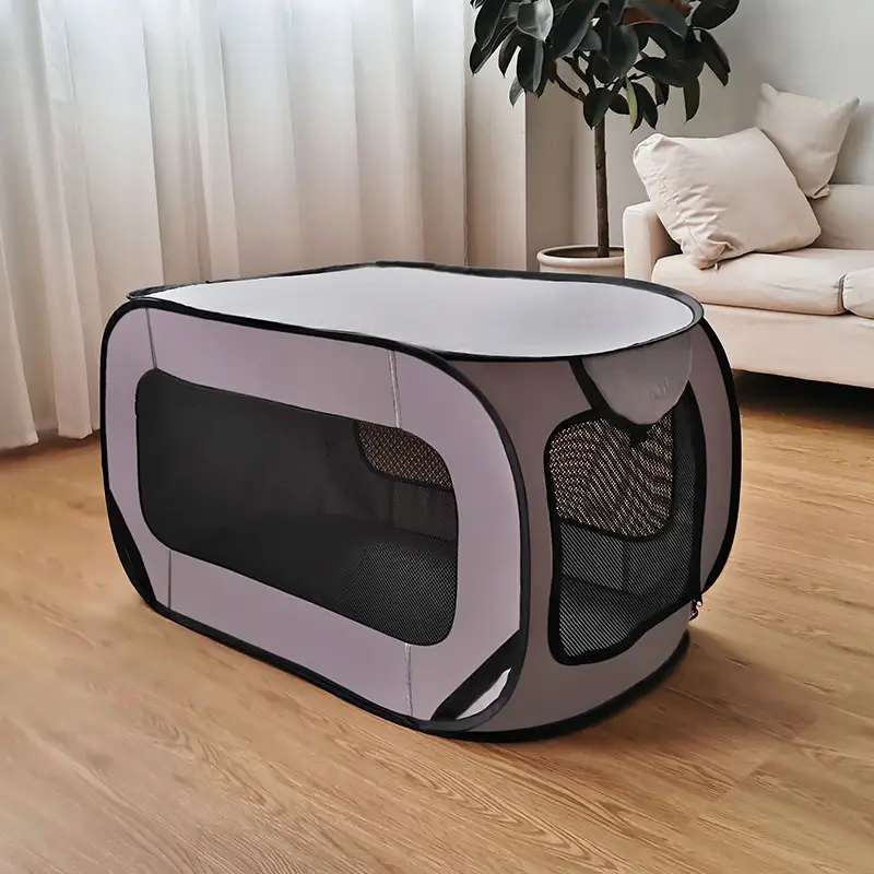 Pet pieghevole esercizio cuccia tenda rimovibile per interni all'aperto gatto cane box portatile Penne gioco per animali domestici